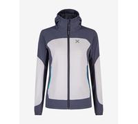 Giacca con cappuccio Montura Seed bianco blu navy donna - S