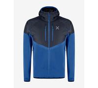 Giacca con cappuccio Montura Spitze Hybrid blu luminoso nero - S