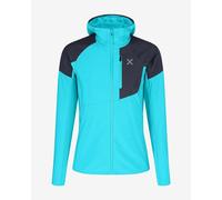 Giacca con cappuccio Montura Spitze Maglia blu pastello nero donna - M