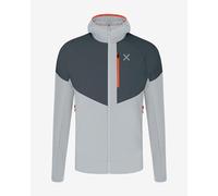 MONTURA Spitze Maglia Athletic Fit, Pile Estivo da Uomo, protettivo e traspirante, ideale per l’arrampicata e l’alpinismo (IT, Testo, M, Regular, Regular, Quiet Grey/Orange)