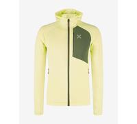 Giacca con cappuccio Montura Vertigo Power Grid Maglia giallo lime verde scuro - XL