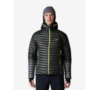 Giacca con cappuccio Mountain Hardwear Ghost Whisperer nero brillante giallo - S