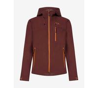 Giacca con cappuccio Oakley Element Ultra Shell 2.0 marrone scuro arancio - XL
