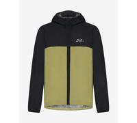 Giacca con cappuccio Oakley Elements Shell 2.0 verde spento nero - M