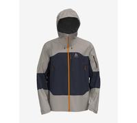 Giacca con cappuccio Odlo X-Alp 3L grigio nuvola grigio scuro - S