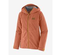 Giacca con cappuccio Patagonia Boulder Fork Rain arancio donna - XS
