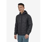 Giacca con cappuccio Patagonia Micro Puff nero grigio scuro - S