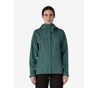 Giacca con cappuccio Patagonia Torrentshell 3L Rain verde scuro donna - XL