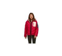 Peak Performance Helium Utility Down Hood Jacket Women Tech Burgundy M