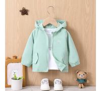 Giacca Con Cappuccio Per Neonato Con Ricamo Ny Protettiva Dal Vento E Dal Sole Per Primavera Ed Estate 6-9M,9-12M,12-18M,18-24M,2-3Y,3-6MAnimale,Fumetto,LettereTessuto intrecciato