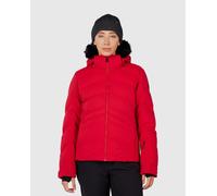 Giacca con cappuccio Rossignol Staci Insulated rosso donna - M