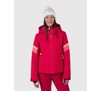 Giacca con cappuccio Rossignol Strawpile rossa donna - S