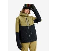 Giacca con cappuccio Roxy Stretch Purelines GORE-TEX nero ocra donna - XL