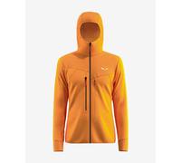 Salewa Agner Pl M Hoodie - giacca in pile - uomo 46 Dark Yellow/Black/Red man Pfc-Free,Bluesign,Salewa Committed,Recycled Materials,Polarlite,Durastretch