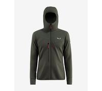 Giacca con cappuccio Salewa Agner Polarlite verde oliva - XL