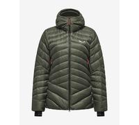 Giacca con cappuccio Salewa Ortles Medium 3 Down verde canna donna - 42