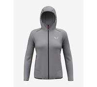 Giacca con cappuccio Salewa Pedroc Durastretch Light grigio argento donna - 40