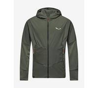 Giacca con cappuccio Salewa Pedroc Wind verde cromo - XL