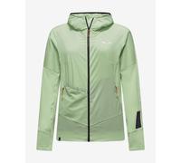 Giacca con cappuccio Salewa Pedroc Wind verde pastello donna - 34