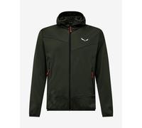 Giacca con cappuccio Salewa Puez Altavia Polarlite verde scuro - L