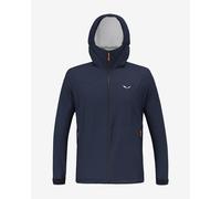 Salewa - Abbigliamento trekking - Puez 2.5L Ptx Jacket M Navy Blazer per Uomo, in Pelle - Blu navy Blu navy M