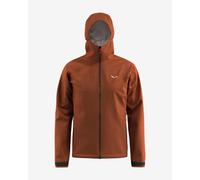 Giacca con cappuccio Salewa Puez Aqua 4 Powertex 2.5L marrone arancione - S