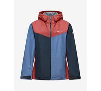 Giacca con cappuccio Salewa Puez Aqua 4 Powertex 2.5L rosso blu donna - 44