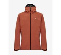 Giacca con cappuccio Salewa Puez GORE-TEX ePE 3L marrone arancione - XXL