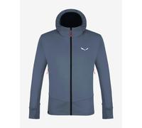 Giacca con cappuccio Salewa Puez Polarlite blu grigio-blu - S