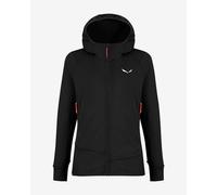 Salewa Puez PL W - felpa in pile - donna I48 D42 Black/Red woman Salewa Committed,Polarlite,Recycled Polyester