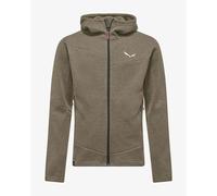 Salewa Felpa in pile Puez Rocca Polarlite - poliestere riciclato - Uomo M Marrone