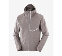 Giacca con cappuccio Salomon Bonatti Trail grigio pallido - L