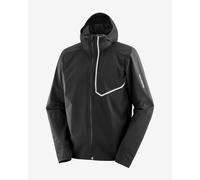 Salomon - Giacca a vento impermeabile - Bonatti Trail Jkt M Deep Black per Uomo - Taglia S - Nero Nero S