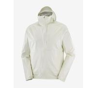 Giacca con cappuccio Salomon Bonatti Waterproof bianco perla - XXL