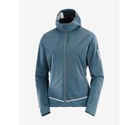 Giacca con cappuccio Salomon Light Shell blu pallido donna - S