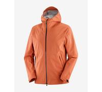 Giacca con cappuccio Salomon Outerpath 2.5L Waterproof arancio - S