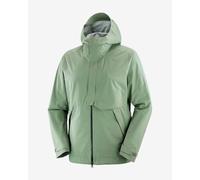 Giacca con cappuccio Salomon Outerpath Waterproof Pro verde - XXL