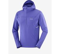 Giacca con cappuccio Salomon Sense Aero Hybrid Half Zip viola ultra donna - M