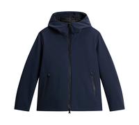 GIACCA CON CAPPUCCIO SOFT SHELL PACIFIC WOOLRICH Blu