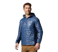 Giacca con cappuccio sottile Powder Pass Blu S Tinta unita