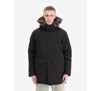 Giacca con cappuccio Superdry Everest Faux Parka nero puro - S