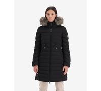 Giacca con cappuccio Superdry Fuji Faux Fur nero puro donna - XS