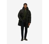 Giacca con cappuccio Superdry Sports Puffer Mid nero puro - M