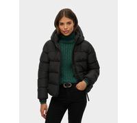 Giacca con cappuccio Superdry Sports Puffer nero donna - L