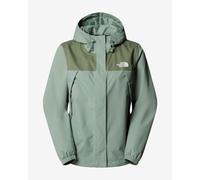 Giacca con cappuccio The North Face Antora Rain verde menta donna - S
