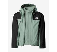 Giacca con cappuccio The North Face Antora Triclimate verde chiaro nero per bambini - XS