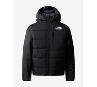 Giacca con cappuccio The North Face Reversible Perrito nero grigio bambino - S