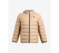 Giacca con cappuccio Under Armour Legend Down beige chiaro - 3XL