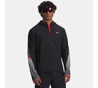 Giacca con cappuccio Under Armour Velociti Storm da uomo Nero / Castlerock / Riflettente S
