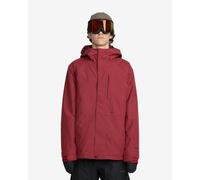 Giacca con cappuccio Volcom DUA GORE-TEX rosso corallo - L